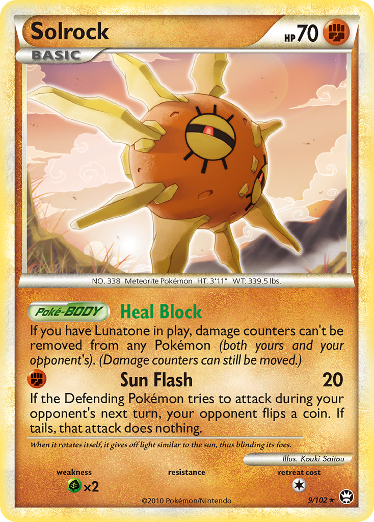 Solrock (9/102) [HeartGold & SoulSilver: Triumphant] | Devastation Store