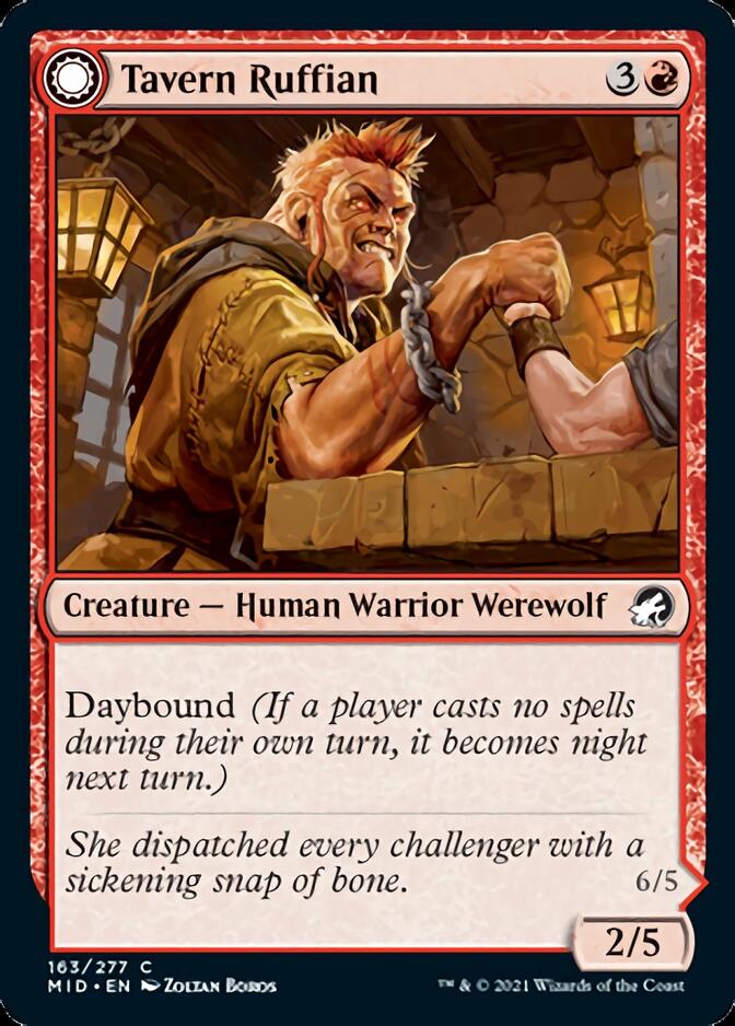 Tavern Ruffian // Tavern Smasher [Innistrad: Midnight Hunt] | Devastation Store