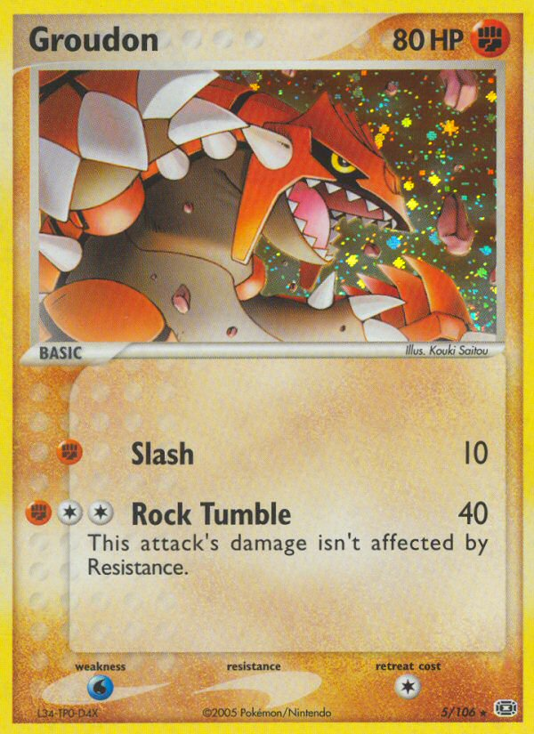 Groudon (5/106) [EX: Emerald] | Devastation Store