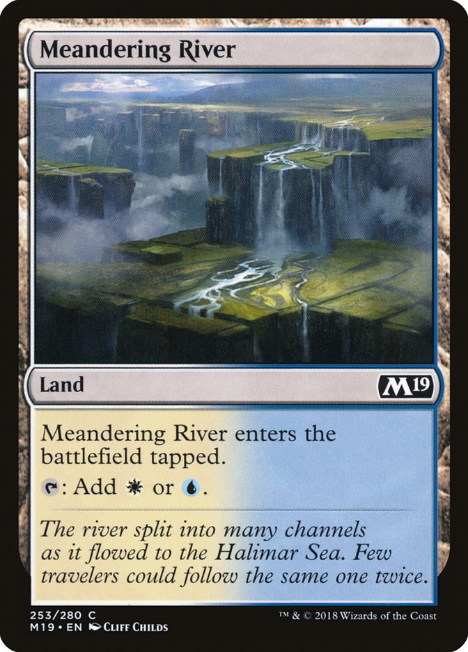 Meandering River [Core Set 2019] | Devastation Store