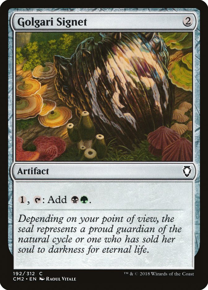 Golgari Signet (192/312) [Commander Anthology Volume II] - Devastation Store | Devastation Store
