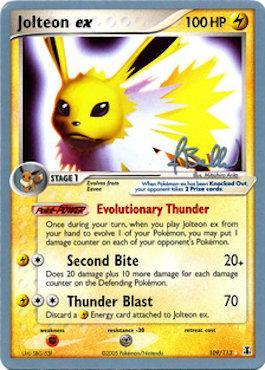 Jolteon ex (109/113) (Eeveelutions - Jimmy Ballard) [World Championships 2006] | Devastation Store