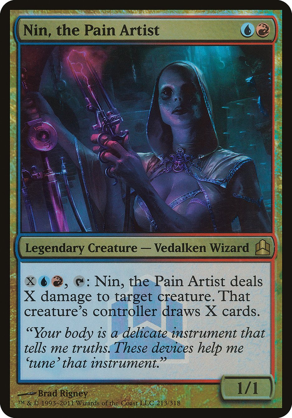 Nin, the Pain Artist (Launch) (Oversized) [Commander 2011 Launch Party] | Devastation Store