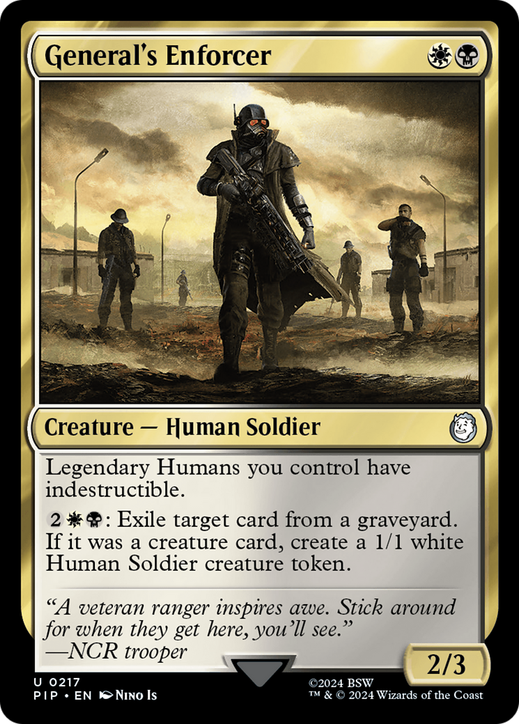 General's Enforcer [Fallout] | Devastation Store