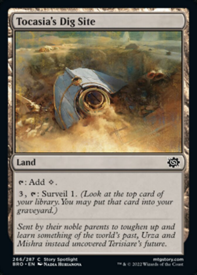 Tocasia's Dig Site [The Brothers' War] | Devastation Store