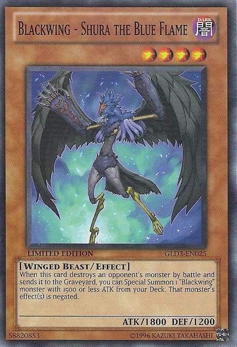 Blackwing - Shura the Blue Flame [GLD3-EN025] Common | Devastation Store