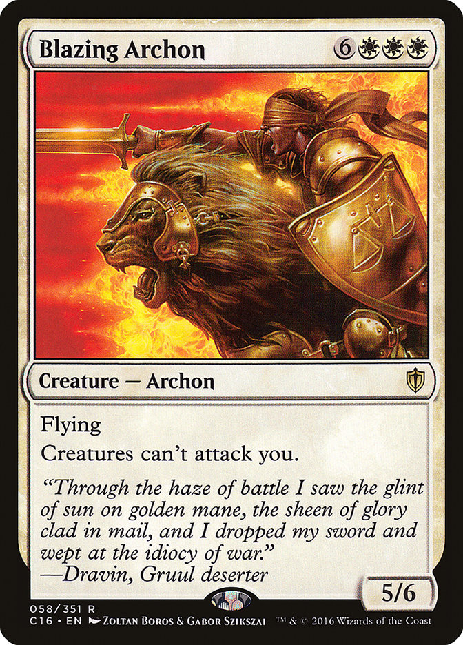 Blazing Archon [Commander 2016] - Devastation Store | Devastation Store