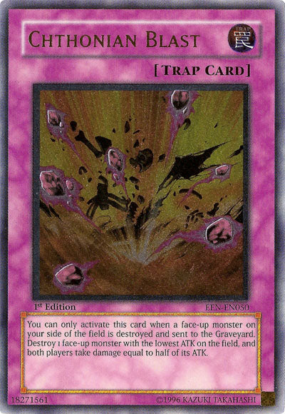 Chthonian Blast [EEN-EN050] Ultimate Rare | Devastation Store