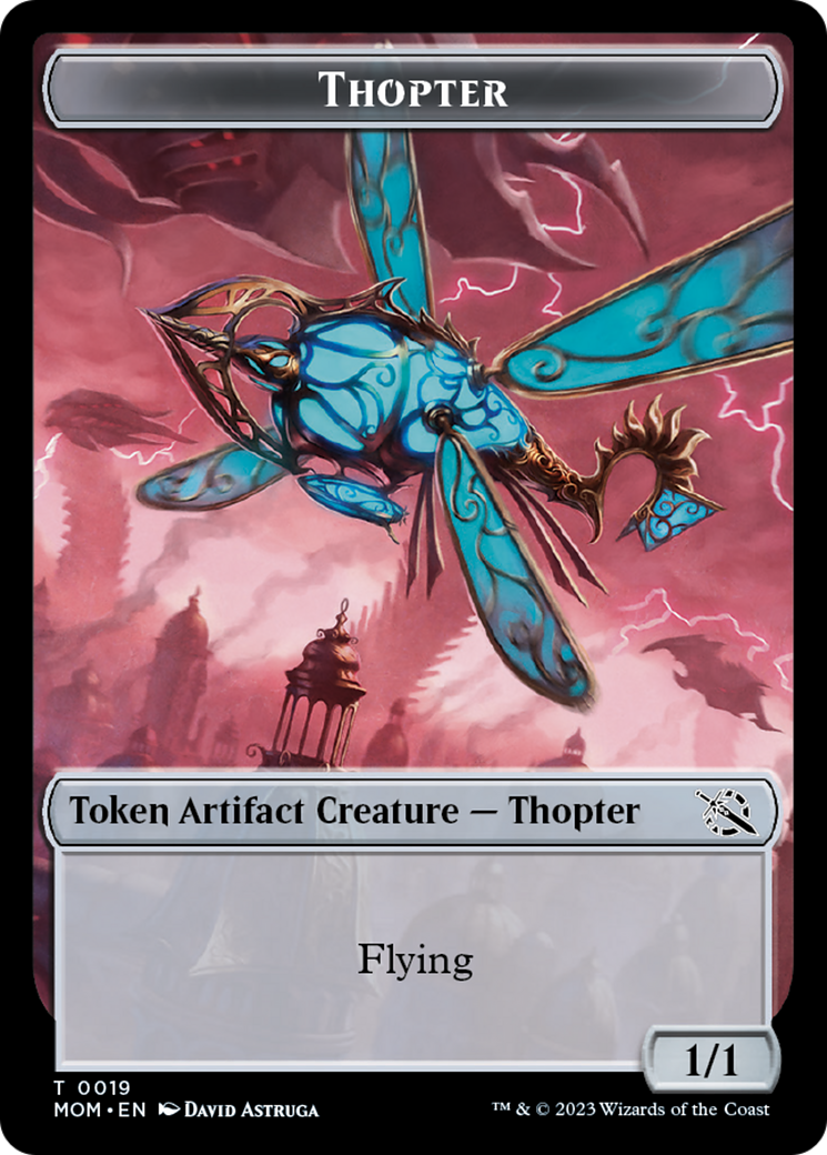 Treasure (20) // Thopter Double-Sided Token [March of the Machine Tokens] | Devastation Store