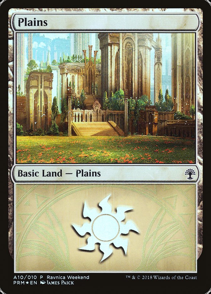 Plains (A10) [Guilds of Ravnica Ravnica Weekend] | Devastation Store