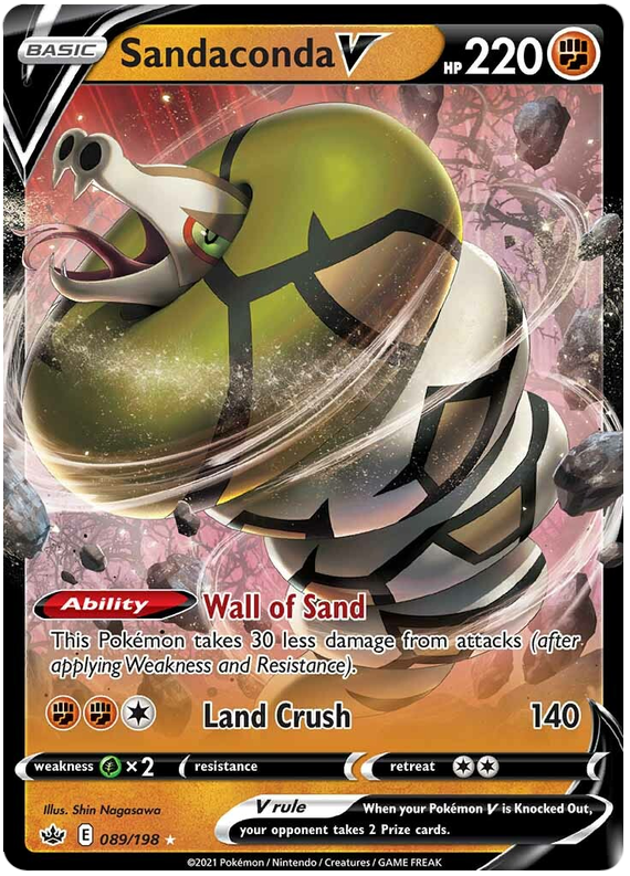 Sandaconda V (089/198) [Sword & Shield: Chilling Reign] | Devastation Store
