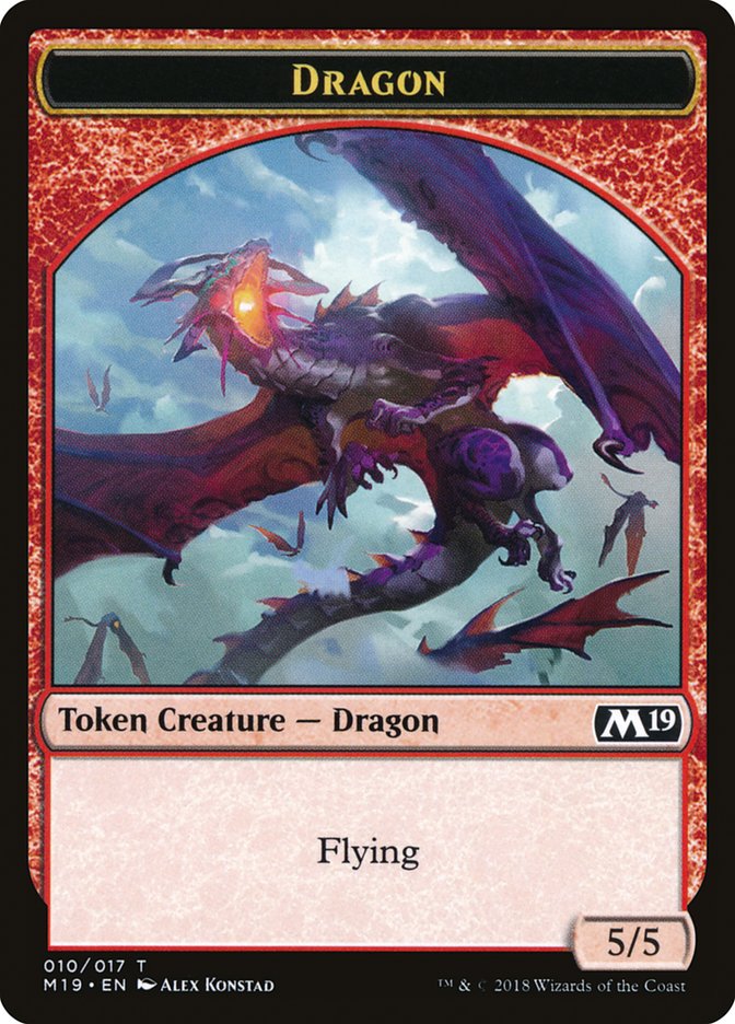 Dragon (010/017) [Core Set 2019 Tokens] - Devastation Store | Devastation Store