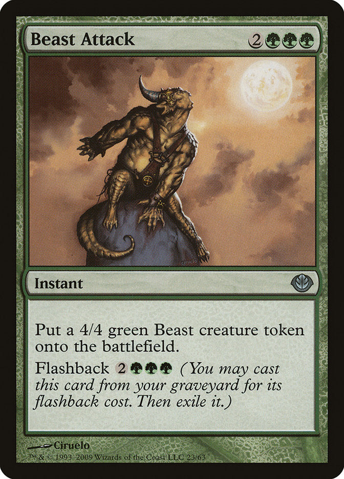Beast Attack [Duel Decks: Garruk vs. Liliana] | Devastation Store