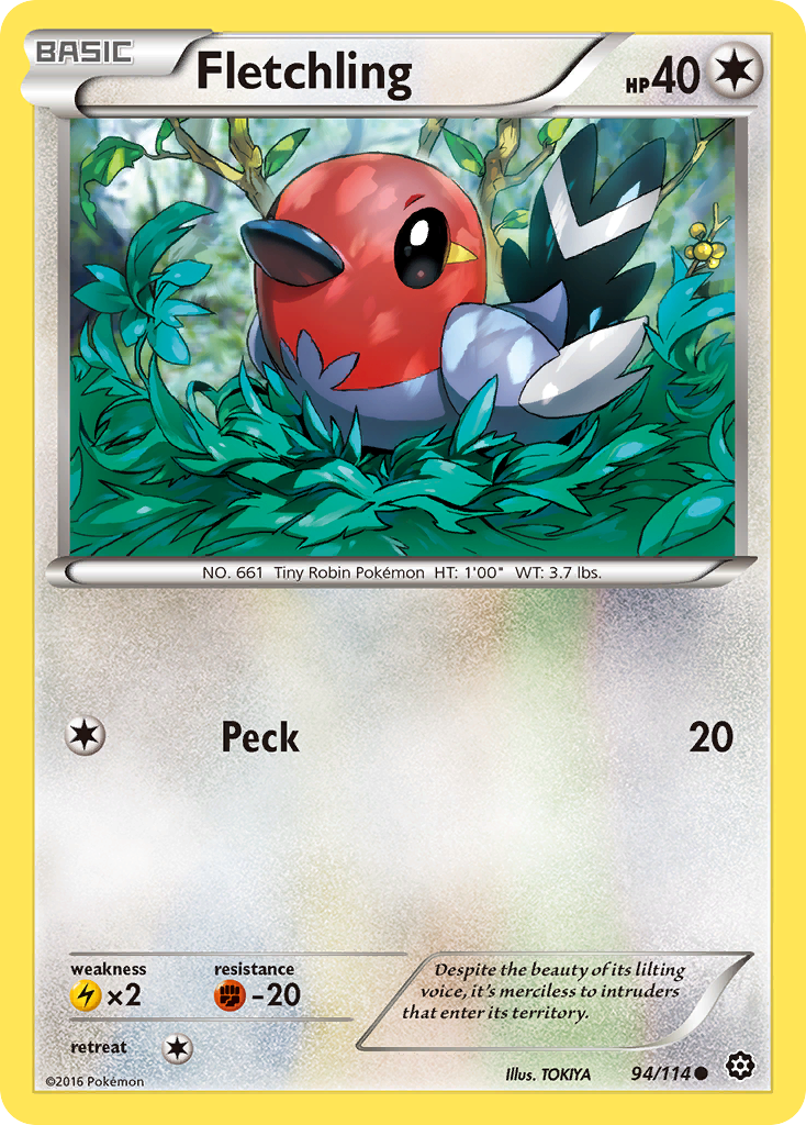 Fletchling (94/114) [XY: Steam Siege] | Devastation Store