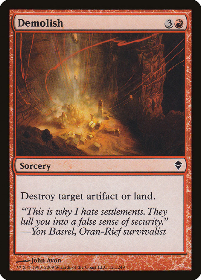 Demolish [Zendikar] - Devastation Store | Devastation Store