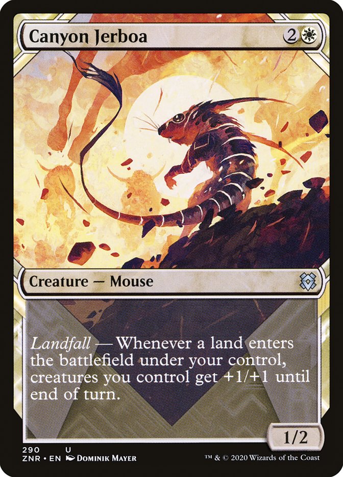 Canyon Jerboa (Showcase) [Zendikar Rising] | Devastation Store