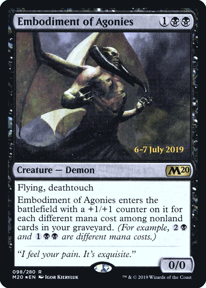 Embodiment of Agonies  [Core Set 2020 Prerelease Promos] | Devastation Store