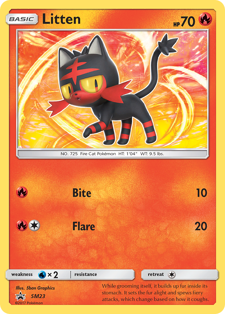 Litten (SM23) [Sun & Moon: Black Star Promos] | Devastation Store