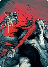 Vorinclex, Monstrous Raider 2 Art Card (Gold-Stamped Signature) [Kaldheim: Art Series] | Devastation Store