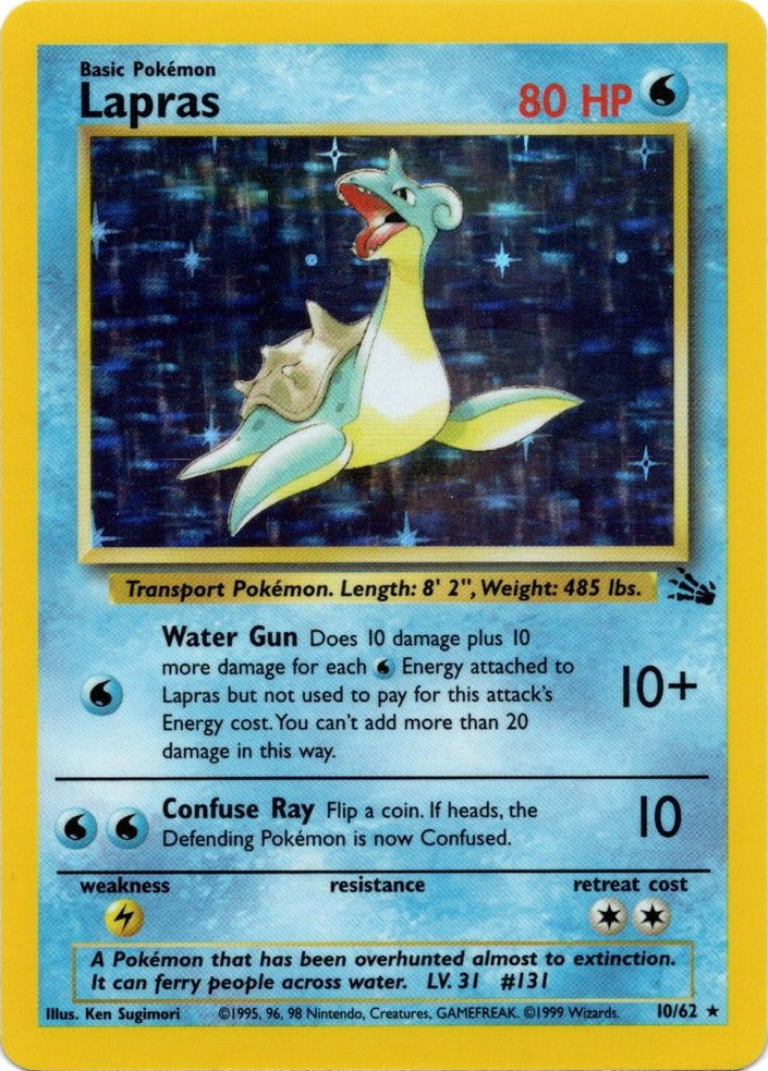 Lapras (10/62) [Fossil Unlimited] | Devastation Store