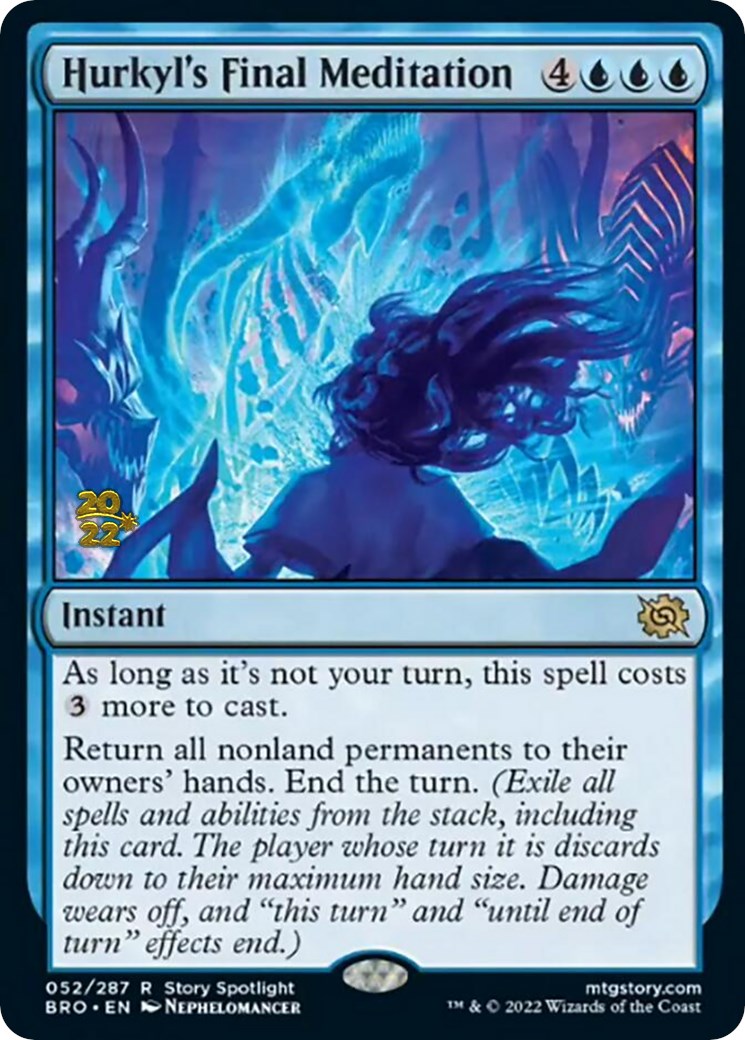 Hurkyl's Final Meditation [The Brothers' War Prerelease Promos] | Devastation Store