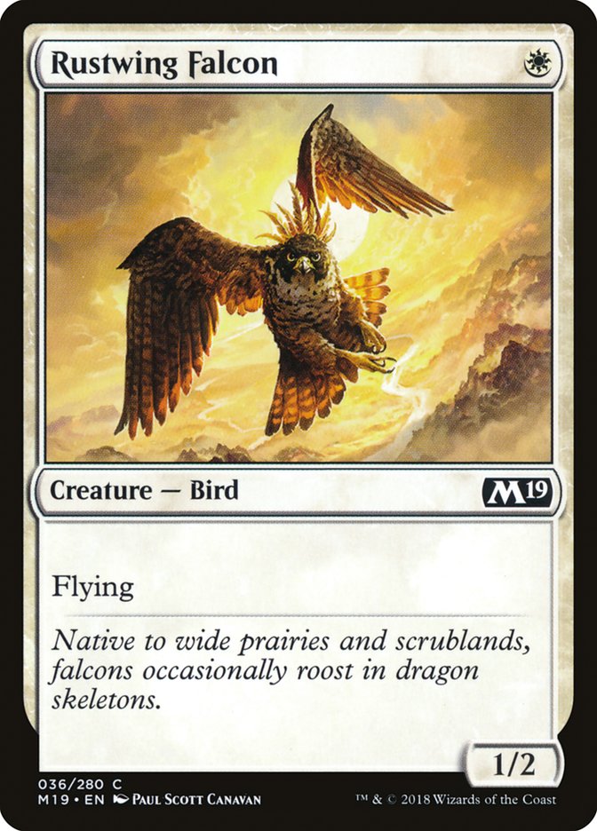 Rustwing Falcon [Core Set 2019] | Devastation Store