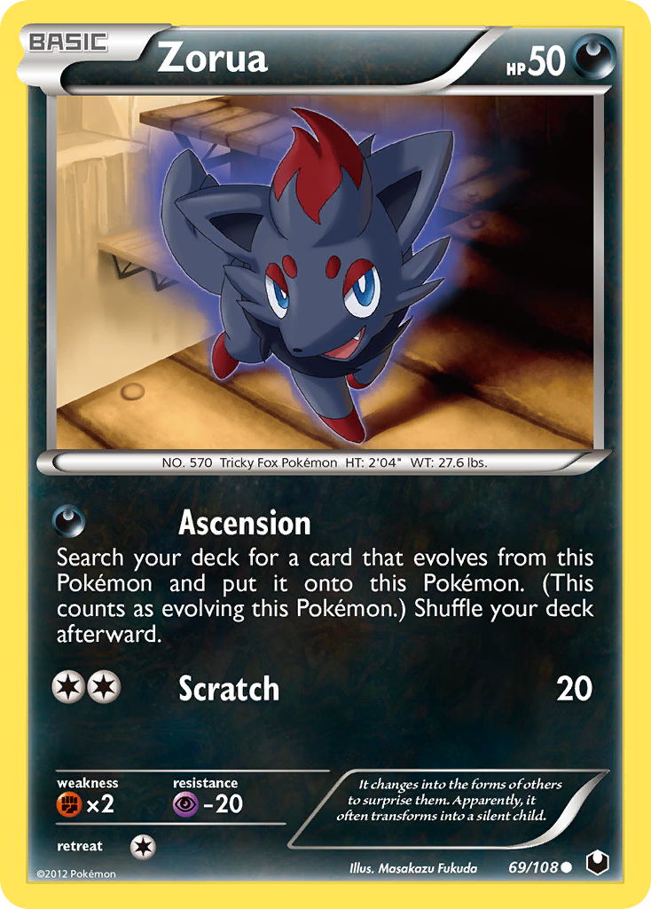 Zorua (69/108) [Black & White: Dark Explorers] | Devastation Store