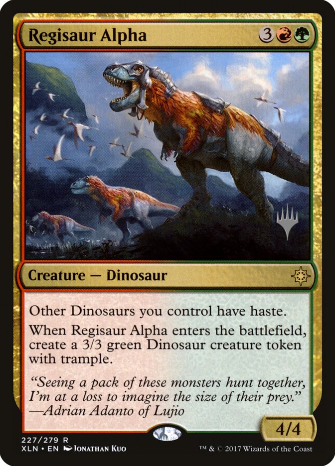 Regisaur Alpha (Promo Pack) [Ixalan Promos] | Devastation Store