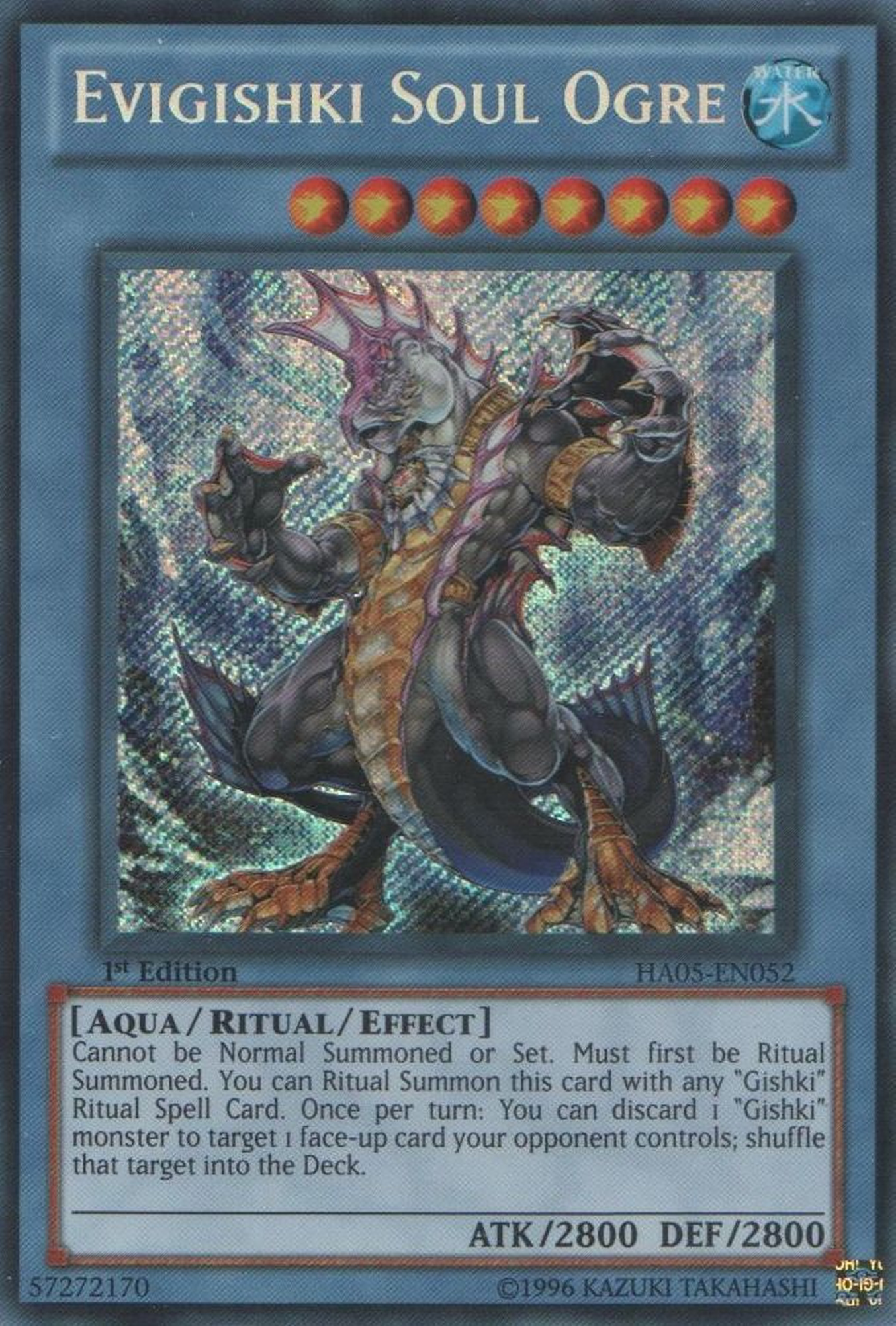 Evigishki Soul Ogre [HA05-EN052] Secret Rare | Devastation Store