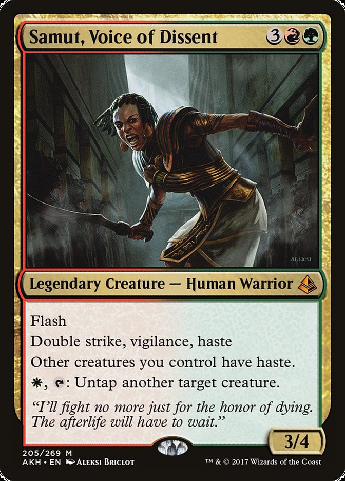 Samut, Voice of Dissent [Amonkhet] - Devastation Store | Devastation Store
