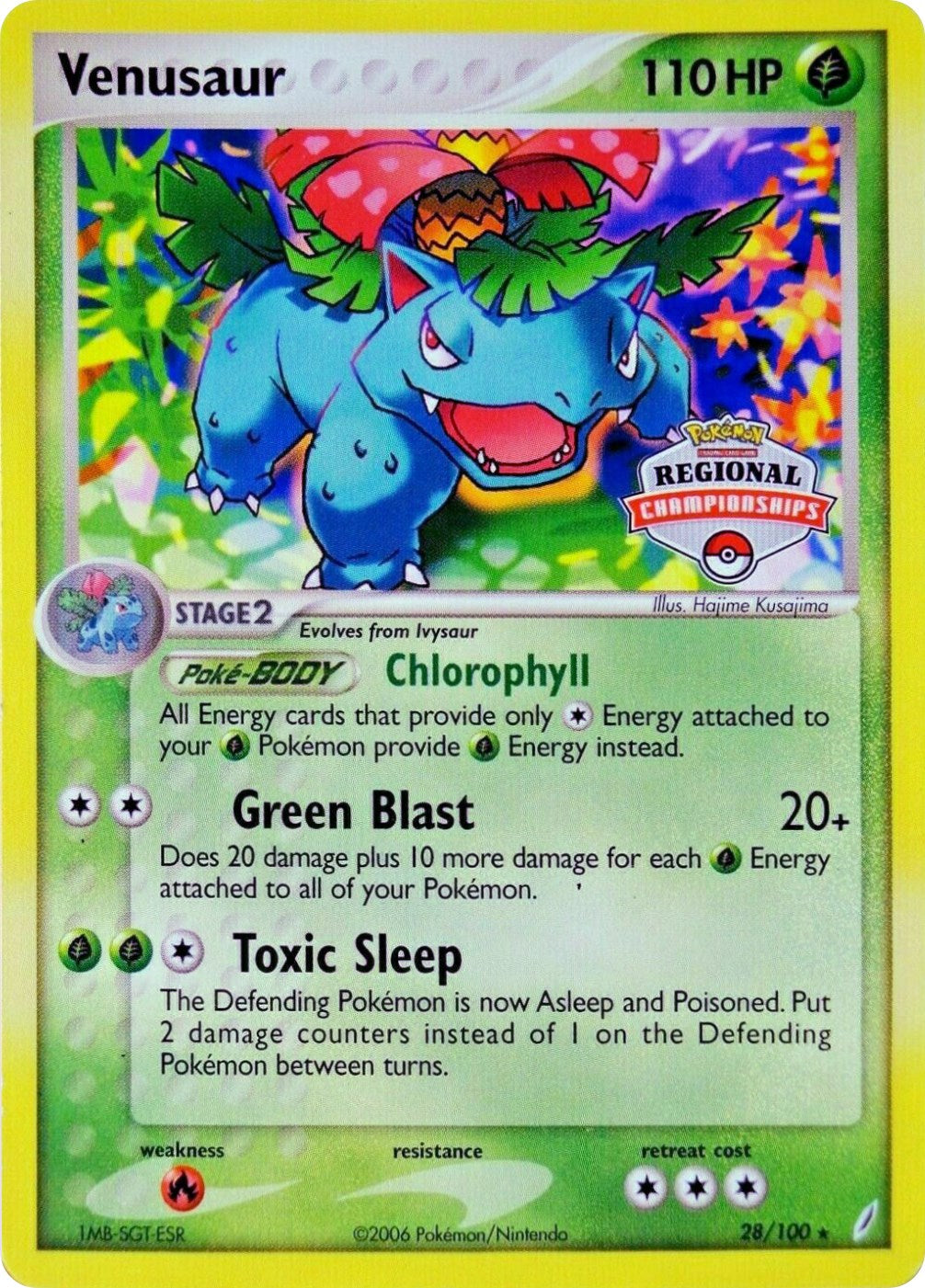 Venusaur (28/100) (Regional Championship Promo) [EX: Crystal Guardians] | Devastation Store