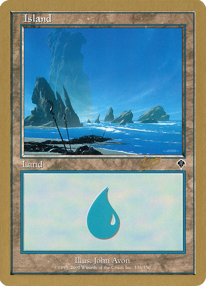 Island (rl336) (Raphael Levy) [World Championship Decks 2002] | Devastation Store