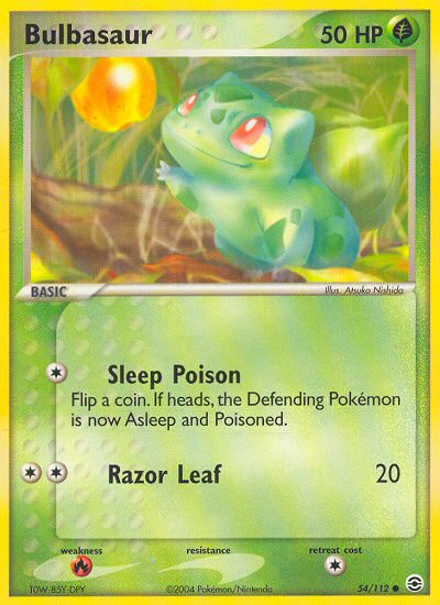 Bulbasaur (54/112) [EX: FireRed & LeafGreen] | Devastation Store