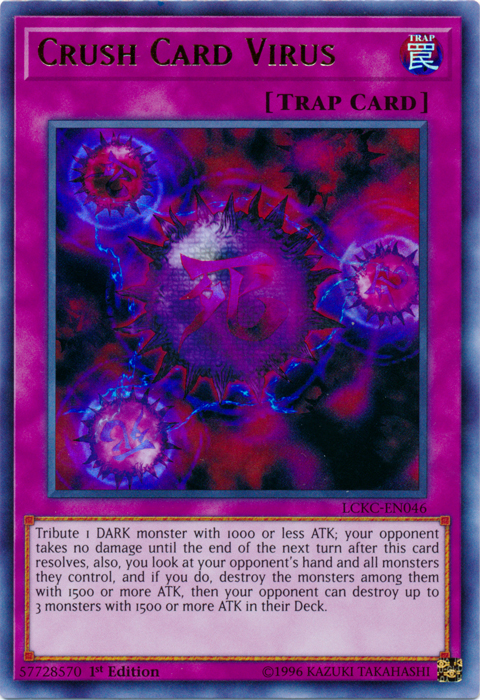 Crush Card Virus (Version 2) [LCKC-EN046] Ultra Rare | Devastation Store