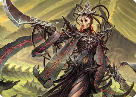Testament Bearer Art Card [Phyrexia: All Will Be One Art Series] | Devastation Store