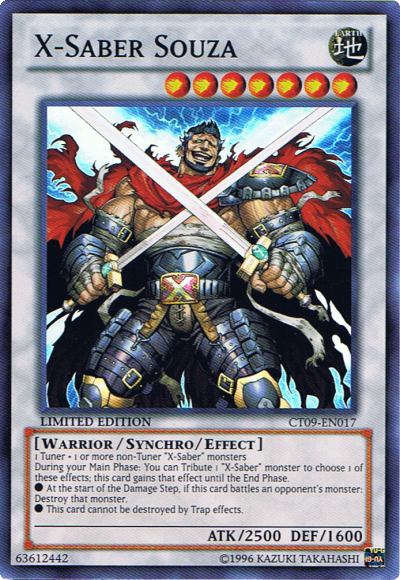 X-Saber Souza [CT09-EN017] Super Rare | Devastation Store