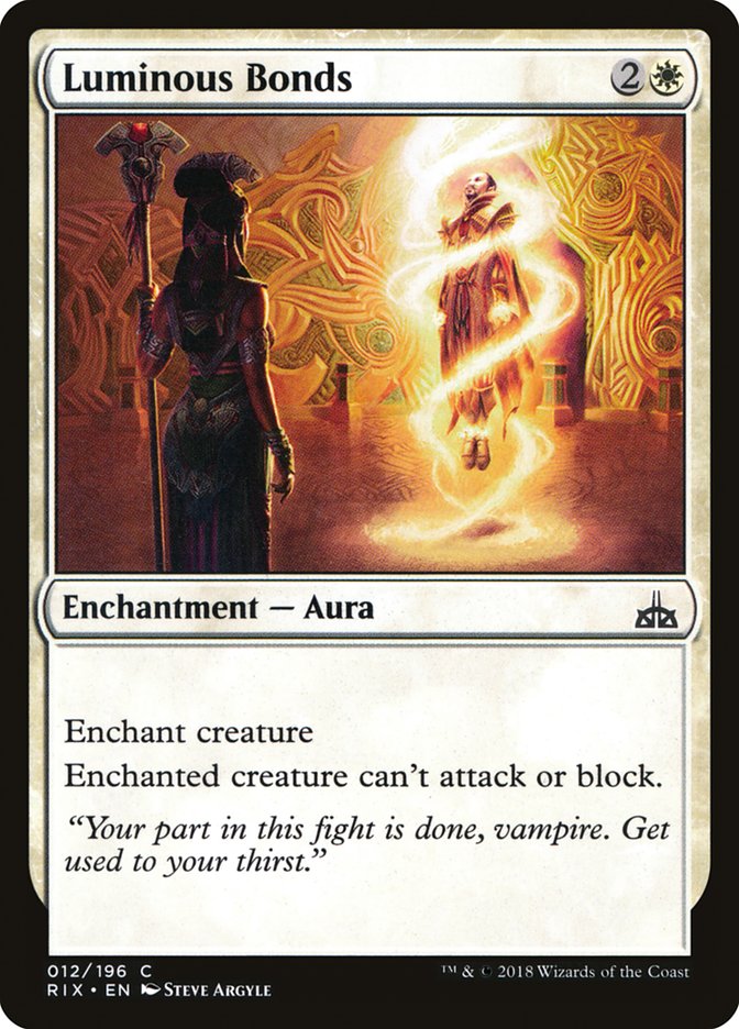 Luminous Bonds [Rivals of Ixalan] - Devastation Store | Devastation Store