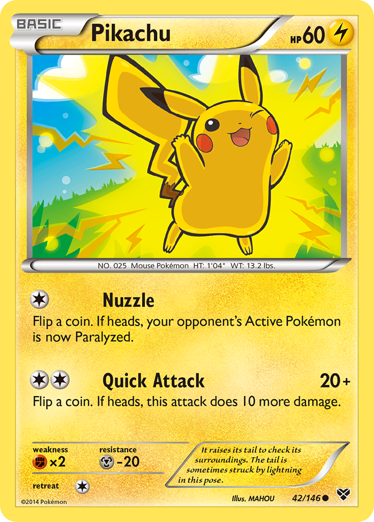 Pikachu (42/146) [XY: Base Set] | Devastation Store