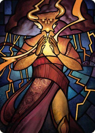 Najal, the Storm Runner Art Card [Dominaria United Art Series] | Devastation Store