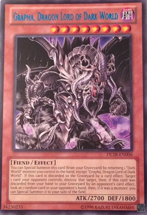 Grapha, Dragon Lord of Dark World (Blue) [DL18-EN006] Rare | Devastation Store