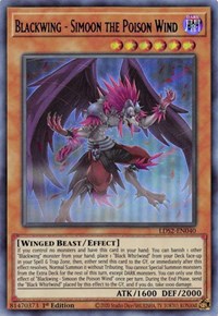 Blackwing - Simoon the Poison Wind (Purple) [LDS2-EN040] Ultra Rare | Devastation Store