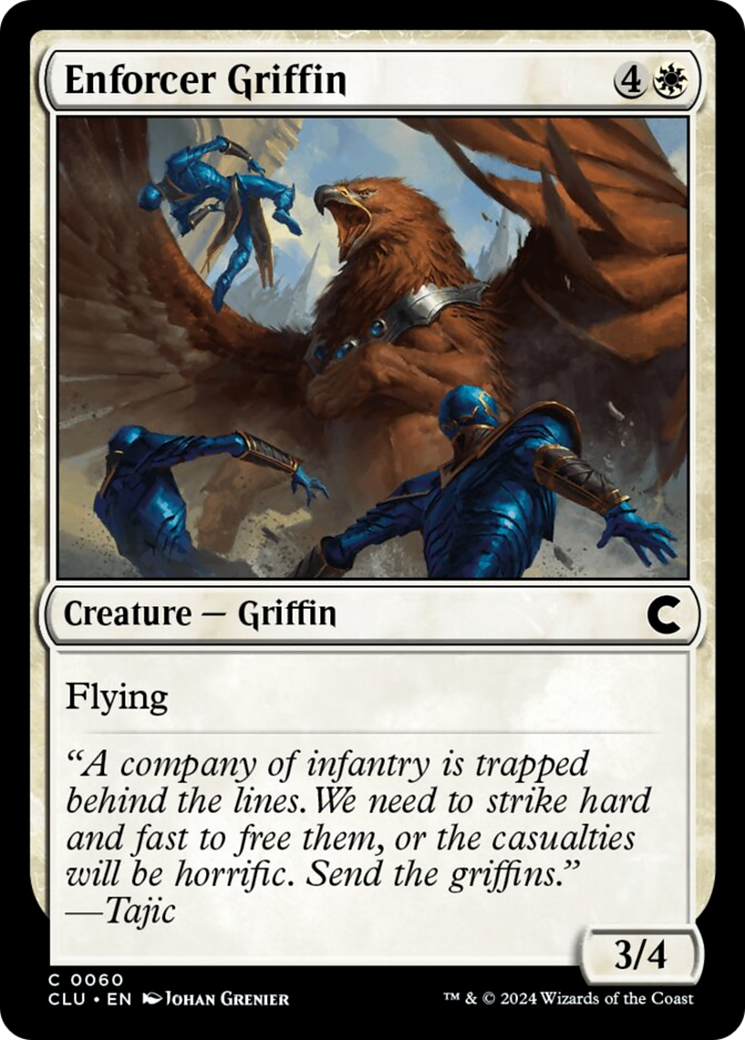 Enforcer Griffin [Ravnica: Clue Edition] | Devastation Store