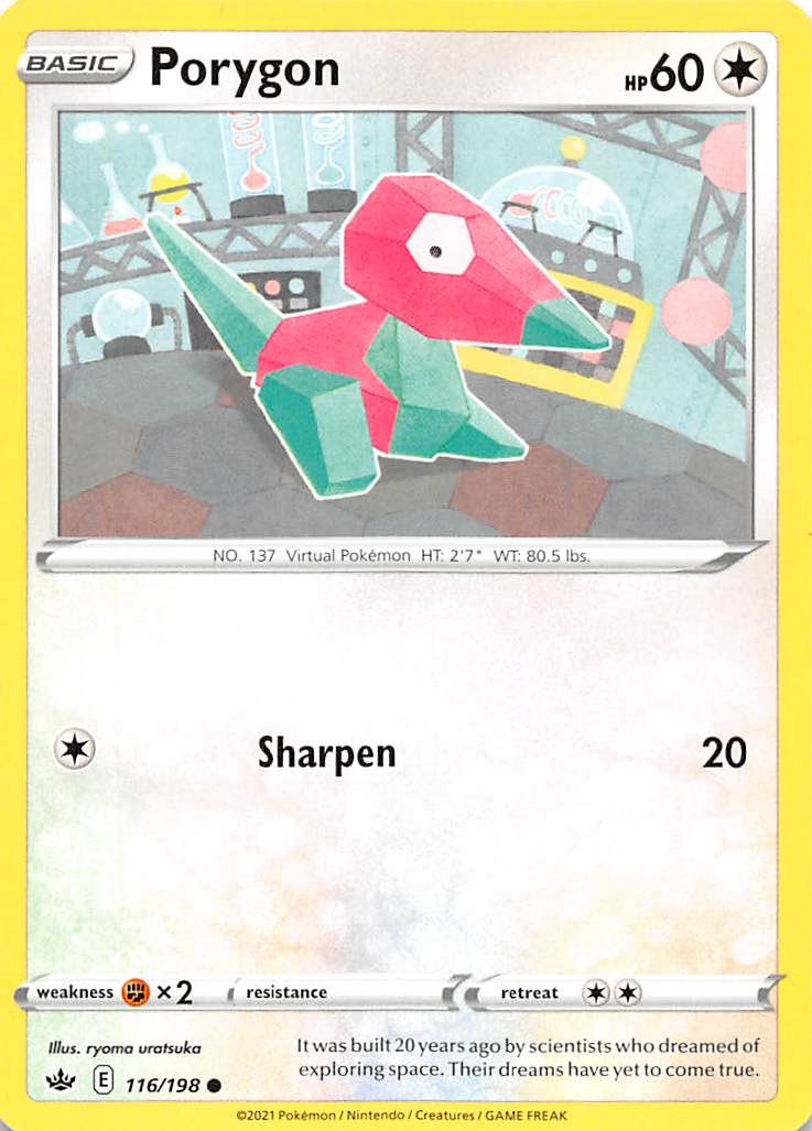 Porygon (116/198) [Sword & Shield: Chilling Reign] | Devastation Store