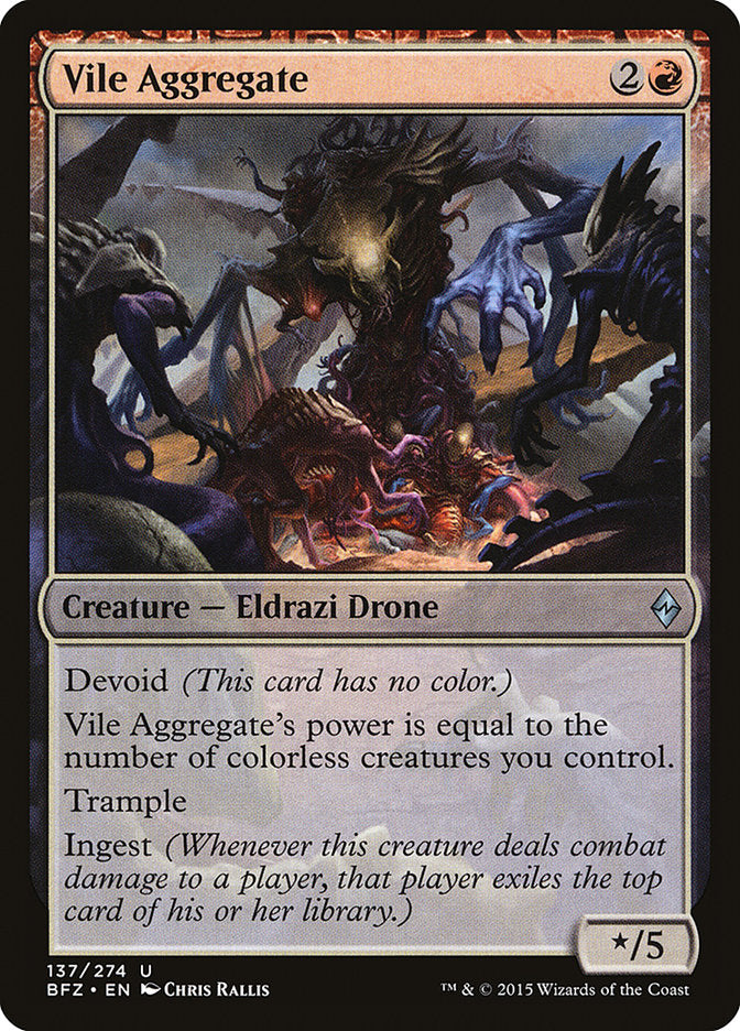Vile Aggregate [Battle for Zendikar] - Devastation Store | Devastation Store