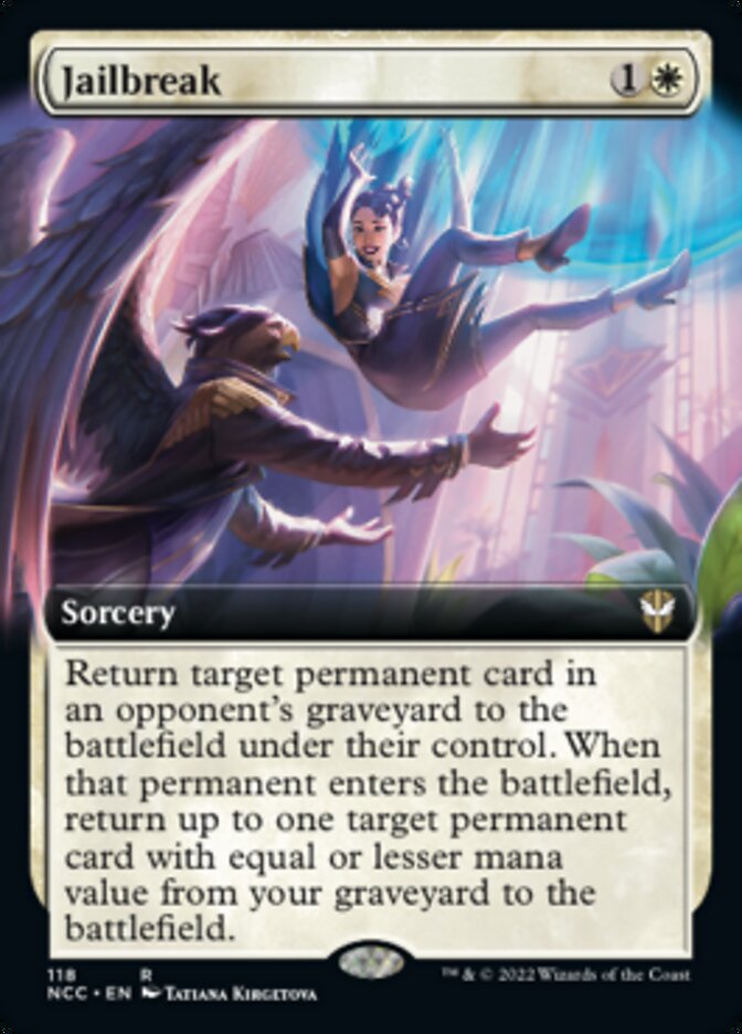 Jailbreak (Extended Art) [Streets of New Capenna Commander] | Devastation Store