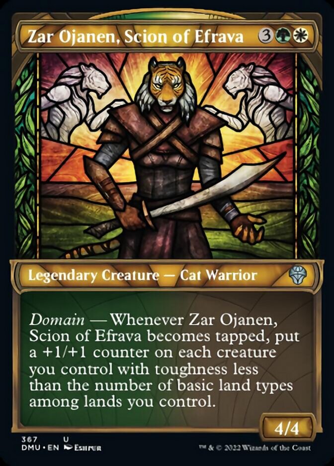 Zar Ojanen, Scion of Efrava (Showcase Textured) [Dominaria United] | Devastation Store