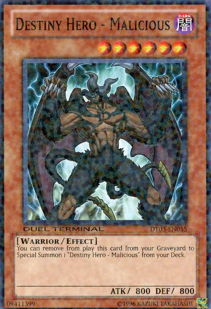 Destiny Hero - Malicious [DT03-EN055] Common | Devastation Store