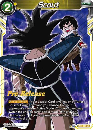 Scout (BT15-117) [Saiyan Showdown Prerelease Promos] | Devastation Store