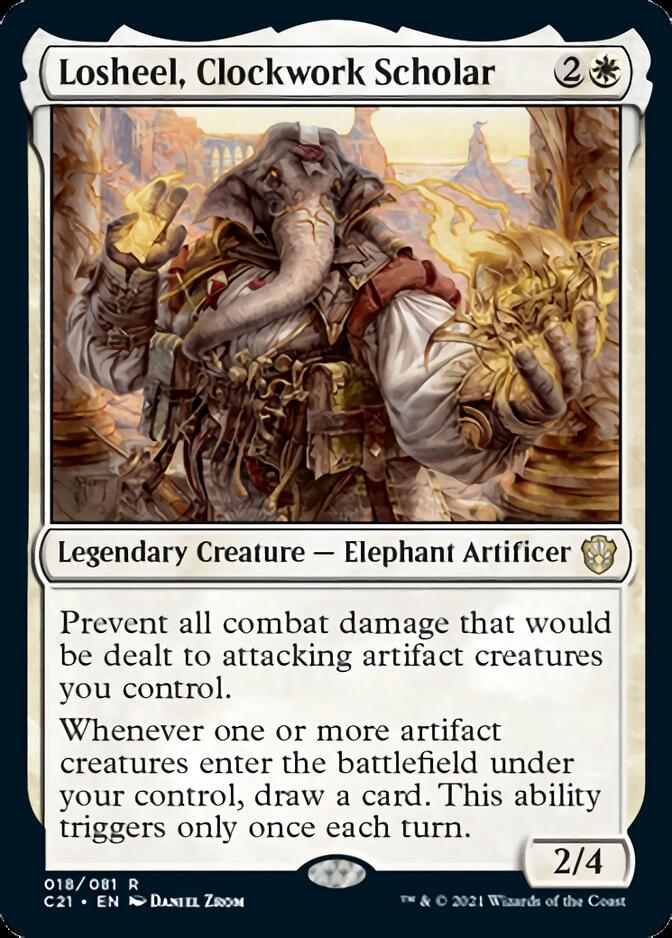 Losheel, Clockwork Scholar [Commander 2021] | Devastation Store