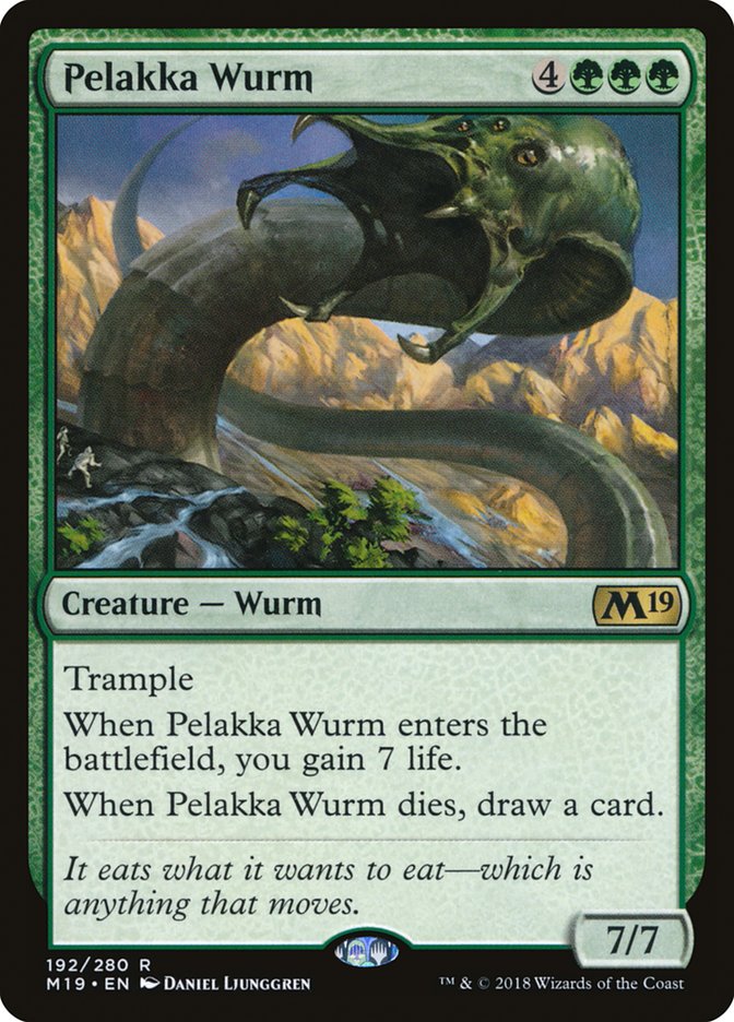 Pelakka Wurm [Core Set 2019] - Devastation Store | Devastation Store